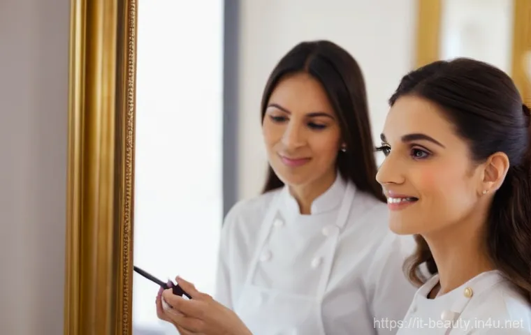 메이크업 아티스트 프리랜서 생활 - **Dynamic Digital Marketing & Community Engagement:**
    A vibrant, enthusiastic Italian female mak...