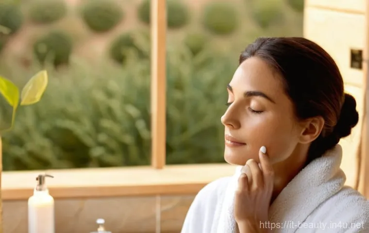 피부 관리 체험 마케팅 성공 사례 - **Image Prompt: Serene Skincare Ritual in an Italian Spa Setting**
    A tranquil and luxurious clos...