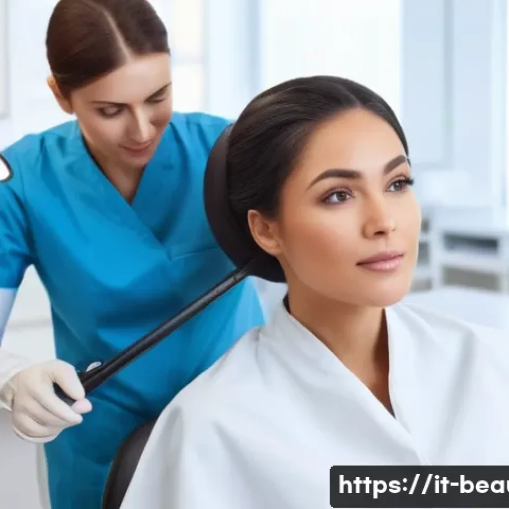 미용사 자격증 취득 필수 서적 - **Prompt 1: The Science of Hair Health and Analysis**
    "A highly professional and attentive trich...
