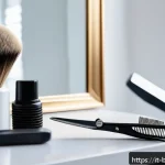 미용사 실기 시험 준비물 체크리스트 - A professional hairstylist&rsquo;s exam setup on a clean white table, featuring high-quality hairdressing ...